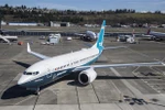 Máy bay Boeing 737-MAX 7 tại sân bay ở Seattle, Washington, Mỹ ngày 16/3/2018. (Ảnh: AFP/TTXVN)
