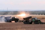 Lực lượng quân đội Syria tấn công phiến quân IS. (Nguồn: AP)