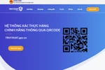 Hệ thống xác thực hàng chính hãng tại địa chỉ https://truyxuat.gov.vn/. (Ảnh: Đức Duy/Vietnam+)