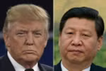 Tổng thống Mỹ Donald Trump (trái) và Chủ tịch Trung Quốc Tập Cận Bình (phải). (Nguồn: AFP/TTXVN)