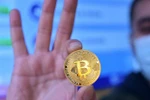 Đồng tiền kỹ thuật số bitcoin. (Nguồn: AFP/TTXVN) 