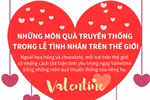 [Infographics] Những món quà truyền thống lễ tình nhân trên thế giới