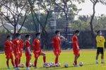 Một buổi tập luyện của các cầu thủ U23 Việt Nam. (Ảnh: TTXVN/phát) 