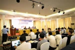 Quang cảnh hội thảo xúc tiến thương mại và đầu tư giữa doanh nghiệp Việt Nam và Campuchia. (Ảnh: Huỳnh Thảo/TTXVN)