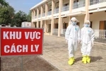 Một khu vực cách ly cho người mắc COVID-19. (Nguồn: TTXVN) 
