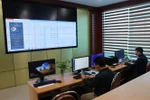 Tại Sở Tài nguyên và Môi trường Hải Dương, chỉ có 15 cán bộ, nhân viên đến trụ sở trực các công việc cần thiết, còn lại, người lao động làm việc trực tuyến tại nhà. (Ảnh: Mạnh Minh/TTXVN) 