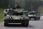Xe tăng Leopard 1A5 tại căn cứ huấn luyện ở gần Klietz, Đức. (Ảnh: Getty Images/TTXVN)