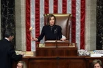 Chủ tịch Hạ viện Mỹ Nancy Pelosi. (Nguồn: THX/TTXVN) 