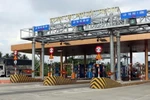 Trạm thu phí BOT Sóc Trăng trong những ngày Tết. (Ảnh: Trung Hiếu/TTXVN)