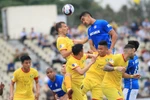 Sông Lam Nghệ An thắng 1-0 Quảng Ninh trên sân Vinh chiều 18/3. (Ảnh: VPF) 