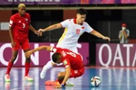 Ngay cả khi chỉ thua Cộng hòa Séc với tỷ số tối thiểu 0-1 ở lượt cuối, tuyển futsal Việt Nam có hiệu số -8, rất cao so với đối thủ khác và sẽ bị loại. (Ảnh: Getty Images) 