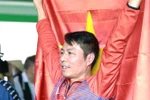 VĐV Trần Quốc Cường (Việt Nam) giành huy chương Vàng nội dung súng ngắn bắn chậm 50m nam. Ảnh: Vũ Sinh - TTXVN