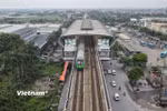 Tuyến đường sắt đô thị Cát Linh-Hà Đông đã được đưa vào vận hành, khai thác. (Ảnh: Việt Hùng/Vietnam+)