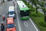 Xe buýt BRT ở Hà Nội. (Nguồn: TTXVN)
