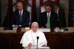 Giáo hoàng Fracis có bài phát biểu trước Quốc hội Mỹ. (Ảnh: Getty Images)