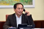 Thứ trưởng Thường trực Bùi Thanh Sơn điện đàm với lãnh đạo Bộ Ngoại giao các nước. (Ảnh: TTXVN)