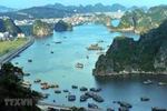 Một góc khu vực Vịnh Hạ Long, tỉnh Quảng Ninh. (Nguồn: TTXVN)