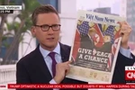 Báo Việt Nam News số ngày 28/2 xuất hiện trong chương trình tin tức buổi sáng của đài CNN