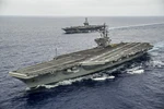 Tàu sân bay USS Ronald Reagan. (Ảnh: US Naval Institue)