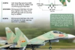 Mô hình máy bay Su-30. (Nguồn: Vietnam+)