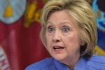 Bà Hillary Clinton phát biểu tại Hampton, Virginia ngày 15/6. (Nguồn: AFP/TTXVN)