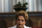 Tổng thống Dilma Rousseff tại một cuộc họp báo ở Brasilia. (Nguồn: EPA/TTXVN)
