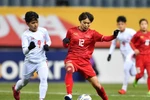 Tuyển nữ Việt Nam đánh bại Myanmar 1-0 chiều 6/2 bằng bàn thắng duy nhất của Ngân Thị Vạn Sự. (Ảnh: AFC)