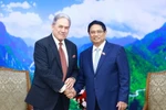 Thủ tướng Phạm Minh Chính tiếp Phó Thủ tướng, Bộ trưởng Ngoại giao New Zealand Winston Peters. (Ảnh: Dương Giang/TTXVN)