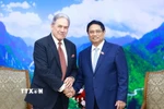 Thủ tướng Phạm Minh Chính tiếp Phó Thủ tướng, Bộ trưởng Ngoại giao New Zealand Winston Peters. (Ảnh: Dương Giang/TTXVN)