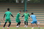 [Photo] AFF Cup 2020: Đội tuyển Việt Nam tập nhẹ để giảm tải áp lực