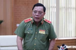 Trung tướng Nguyễn Hải Trung, giám đốc Công an Thành phố Hà Nội. (Nguồn: tuoitre.vn)