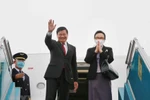 Tổng Bí thư, Chủ tịch nước Lào kết thúc tốt đẹp chuyến thăm hữu nghị chính thức Việt Nam. (Ảnh: Phương Hoa/TTXVN)
