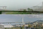 [Photo] Cận cảnh cầu cao tốc ở Italy trước và sau khi đổ sập