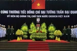 Nhà tang lễ quốc gia, số 5 Trần Thánh Tông (Hà Nội), nơi tổ chức Quốc tang Chủ tịch nước Trần Đại Quang. (Ảnh: TTXVN)