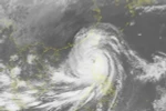 Ảnh mây vệ tinh của cơn bão số 6. (Nguồn: nchmf.gov.vn)