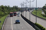 Đoạn cao tốc Thành phố Hồ Chí Minh-Trung Lương. (Ảnh: Bùi Giang/TTXVN)
