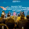 Một hội thảo về phát triển thị trường phim Việt trong khuôn khổ Liên hoan Phim châu Á Đà Nẵng. (Ảnh: PV)