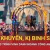 Chó nghiệp vụ, ngựa kỵ binh so tài tại sự kiện vinh danh công an Việt Nam