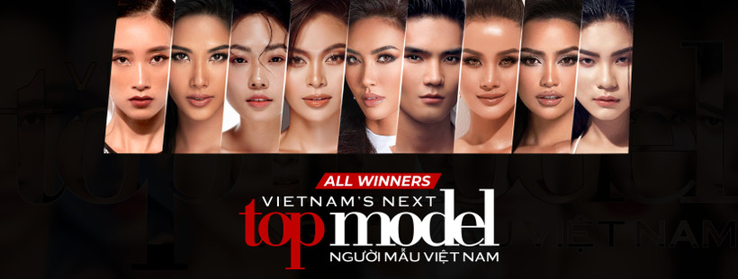 Các Quán quân sau 8 mùa sản xuất Vietnam's Next Top Model. (Ảnh: BTC)