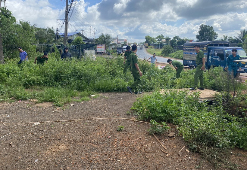 Hiện trường vụ án. (Ảnh: TTXVN phát)