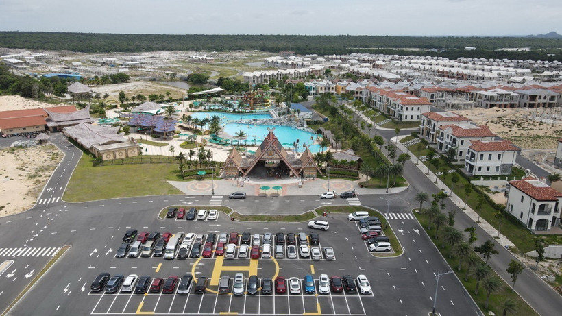 Hệ thống hạ tầng giao thông, cơ sở vật chất của huyện Xuyên Mộc, tỉnh Bà Rịa-Vũng Tàu. (Ảnh: Hoàng Nhị/TTXVN)