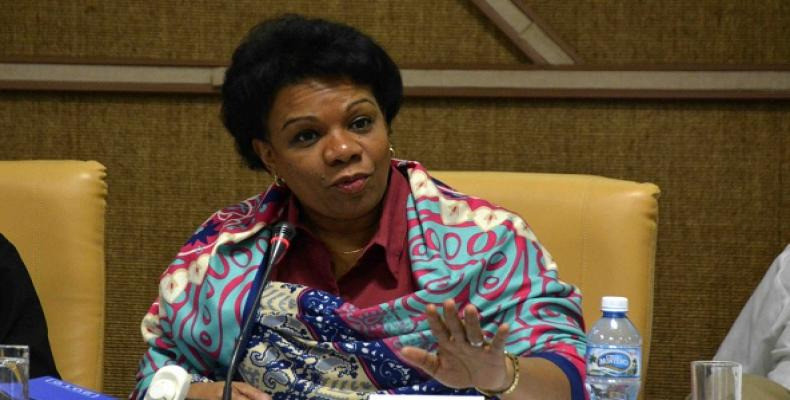 Phó Thủ tướng Cuba Inés María Chapman. (Nguồn: Radio Habana)