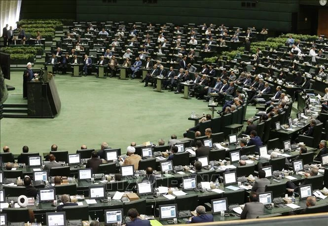 Toàn cảnh một phiên họp Quốc hội ở Tehran. (Ảnh tư liệu: AFP/TTXVN)
