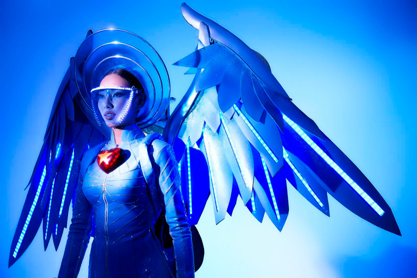 Quốc phục của đại diện nhan sắc Việt Nam tại Miss Grand International 2021. (Ảnh: BTC)