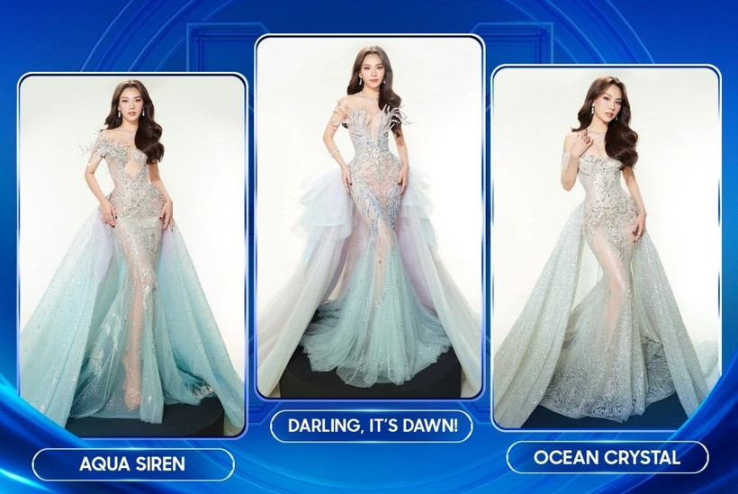 Đại diện Việt Nam cùng trang phục "Darling, It's Dawn" sẽ mặc trong đêm Chung kết. (Ảnh: BTC) 