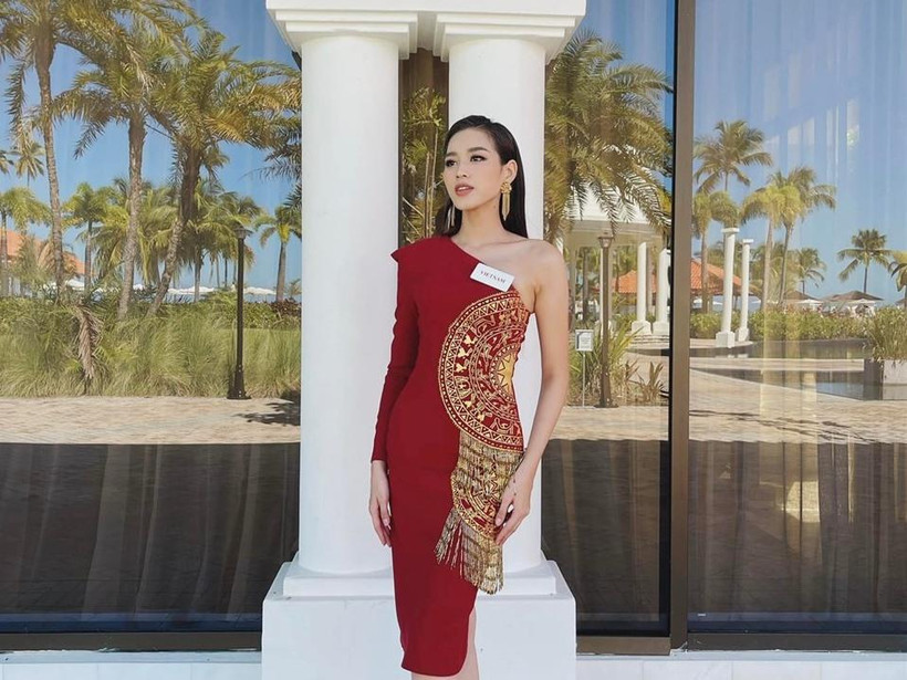 Đỗ Thị Hà trước phần thi Head to Head Challenge. (Ảnh: BTC)