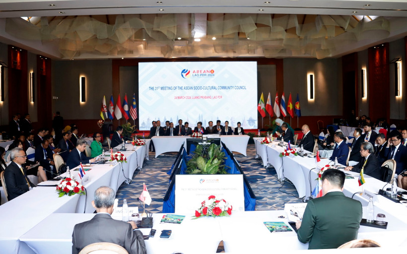 Hội nghị Cộng đồng Văn hóa-Xã hội ASEAN lần thứ 31. (Ảnh: Phạm Kiên/TTXVN)