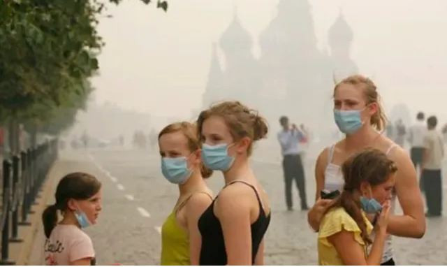 Nhiệt độ vượt quá nền nhiệt thông thường trong tháng 6 hàng năm ở Nga từ 13 đến 15°C. (Ảnh: AP)