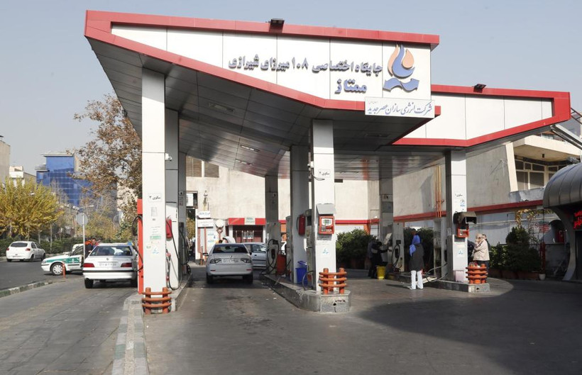 Một trạm xăng dầu ở Iran. (Nguồn: EFE-EPA)