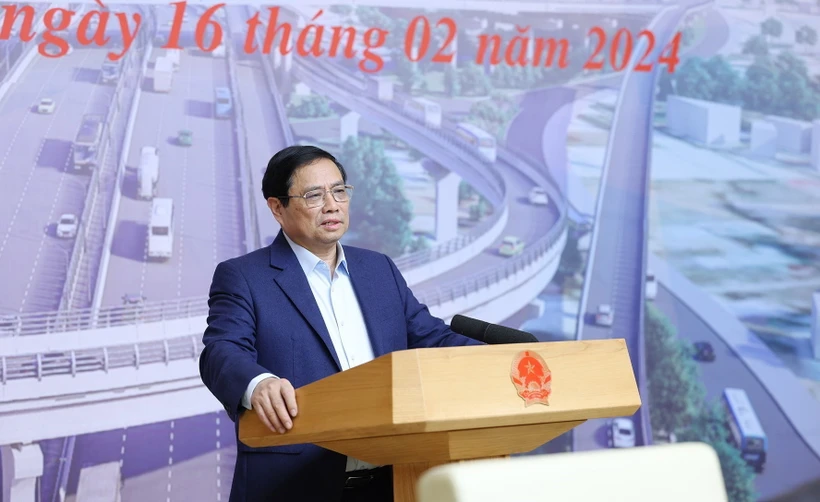 Thủ tướng Phạm Minh Chính chủ trì phiên họp. (Ảnh: Dương Giang/TTXVN)